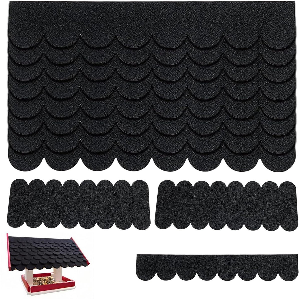 Mini dakshingles - Dakvilt dakbedekking - Vogelhuisjes bouwen - Sterk zelfklevend