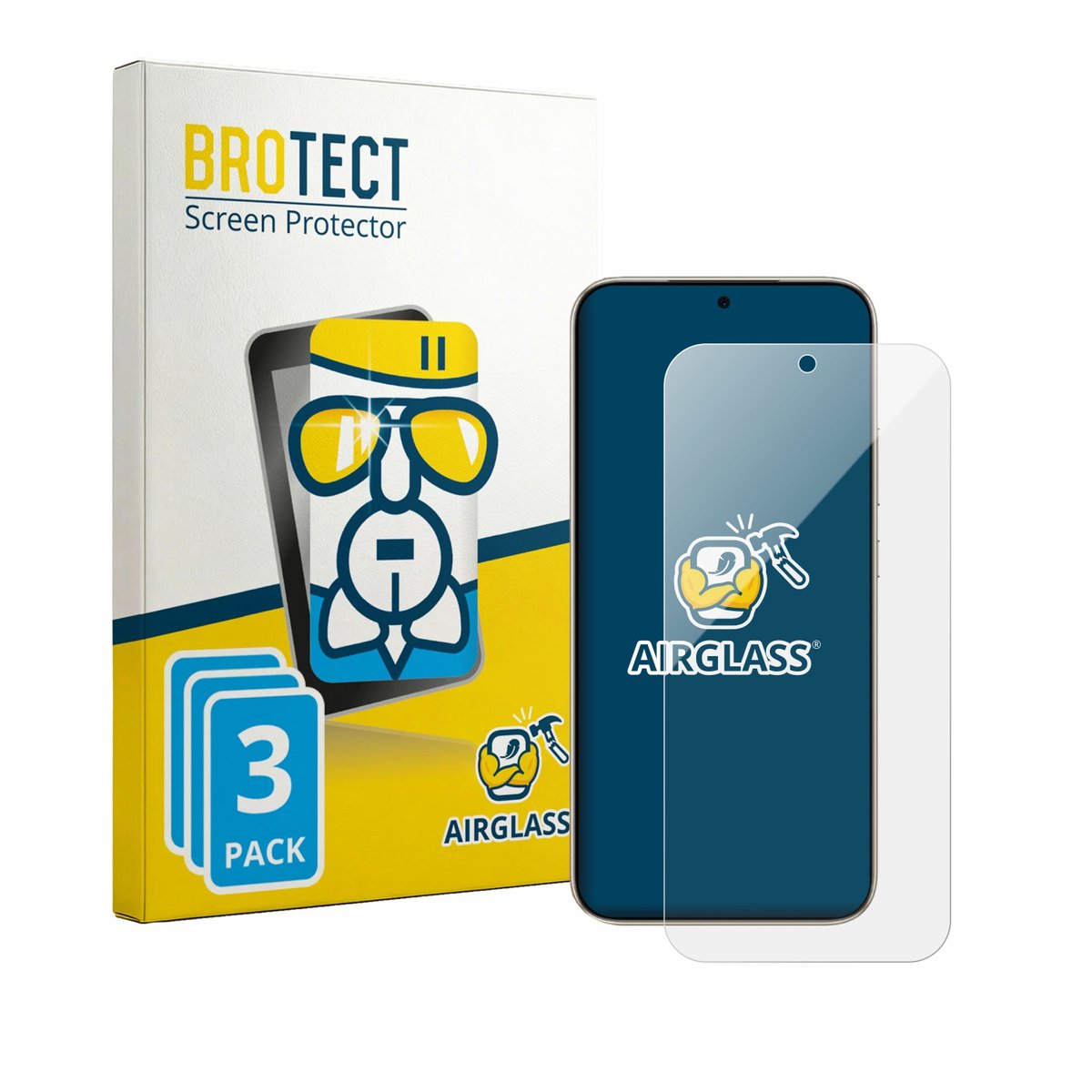 Screenprotector 3 Stuks voor Honor X80 Pro Max Beschermglas transparant