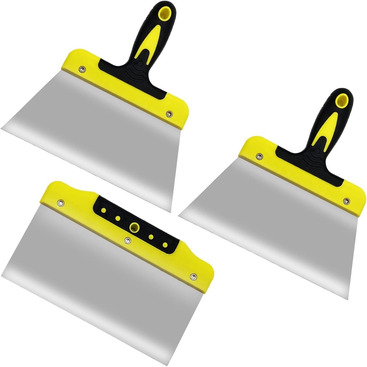 Behangschraperset - 8 Inch - Roestvrij Staal - Voor Decorateurs en Doe-Het-Zelvers