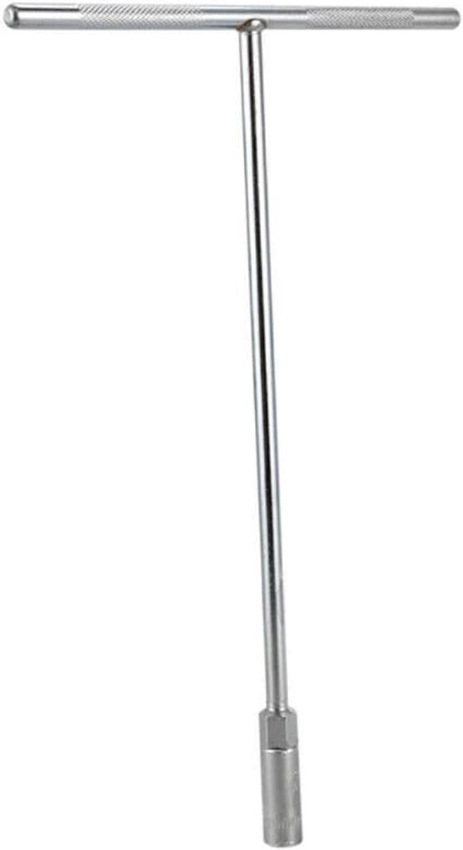 SnelShoppen - T-vormige lange inbussleutel 6mm voor onderhoud, klussen en DIY - Chromen staal, hoge kracht, flexibel hexagon hoofd - 1 stuk