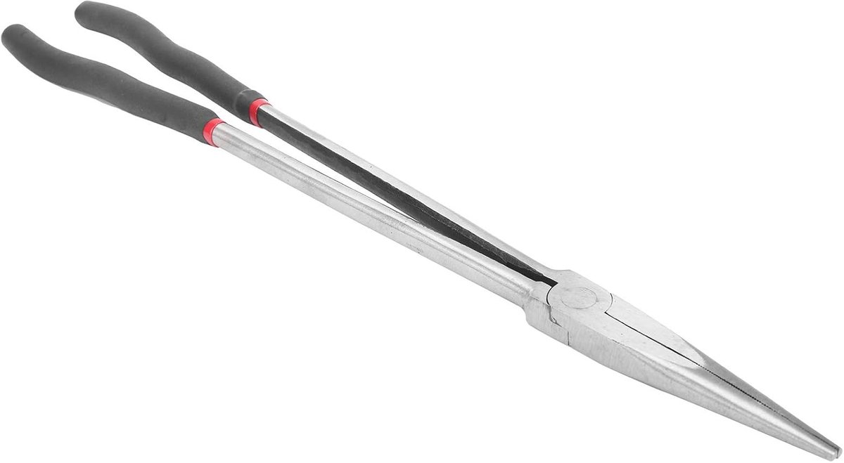 SnelShoppen - Pince à bec fin 400 mm - Extra lange reparatie tang - Duurzaam gereedschap met niet-slippende handgreep voor precisieklussen