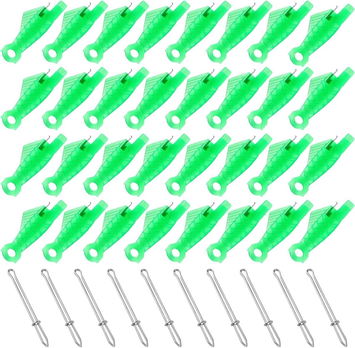 Naaigerei Set - Naald Inrijger - Kleding Repareren - Set van 42 Stuks - 3.2 cm - Groen