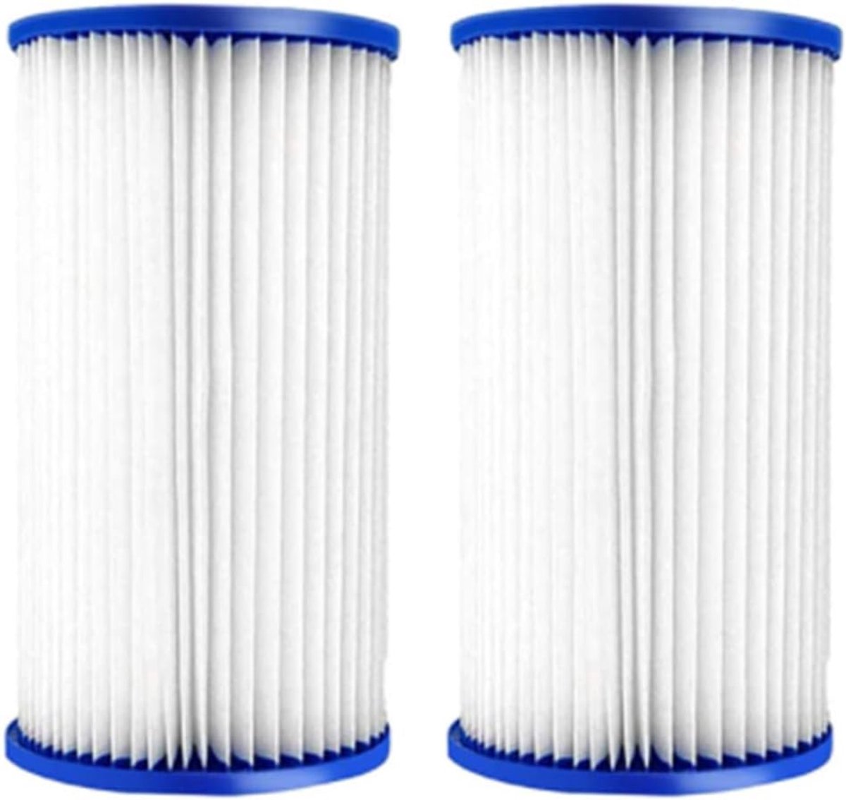 SnelShoppen - Vervangingsfilters Type A/C voor Bestway 58012 Filtercartridge - 2 Stuks - Hoogwaardige Zwembadpomp Filtratie - Compatibel met Diverse M