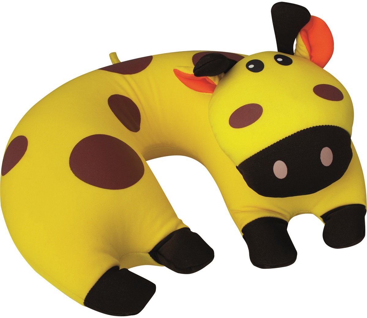 Bol.com Travelsafe Nekkussen voor Kinderen - Giraf - Geel - 28 cm aanbieding