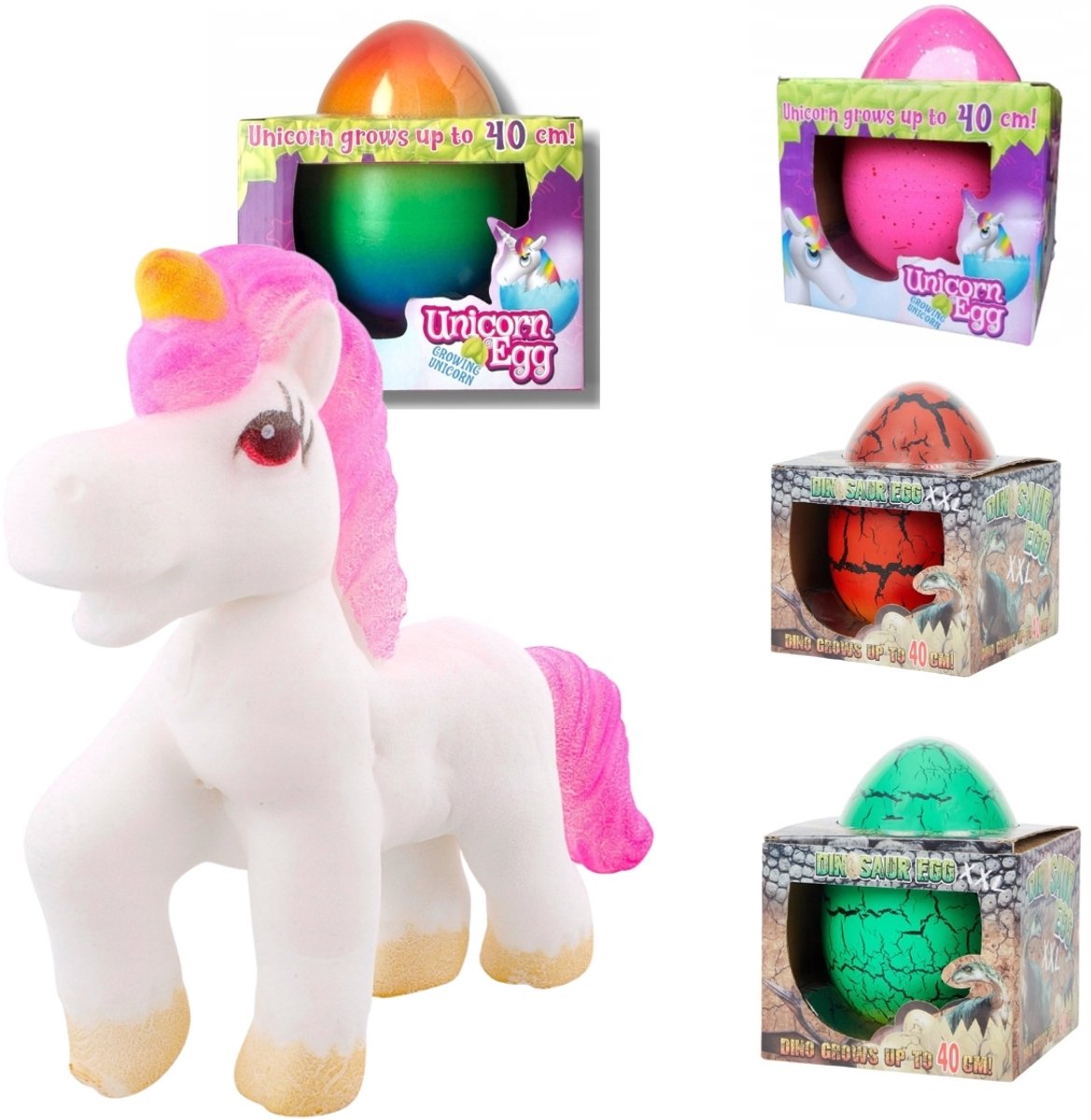the magic of the xxl dinosaur egg- unicorn
