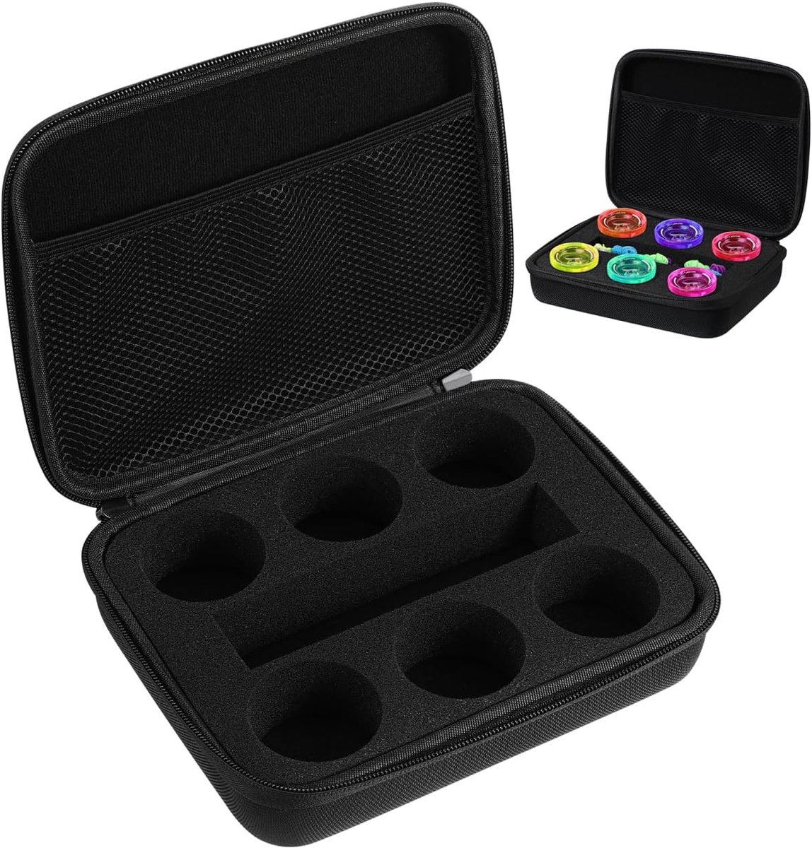 WOONEKY Yoyo Storage Bag with Carry Handle, Yoyo Case for Accessories and Toys, Robust and Lightweight Bag with Inner - ShopVlot