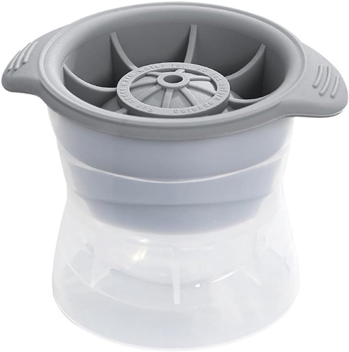 SnelShoppen - Creatieve Rond Silicone IJsbal Mal met Deksel - Herbruikbare IJsbolvorm voor Cocktails, Sap, Keuken en Feest - Duurzaam en Eenvoudig in