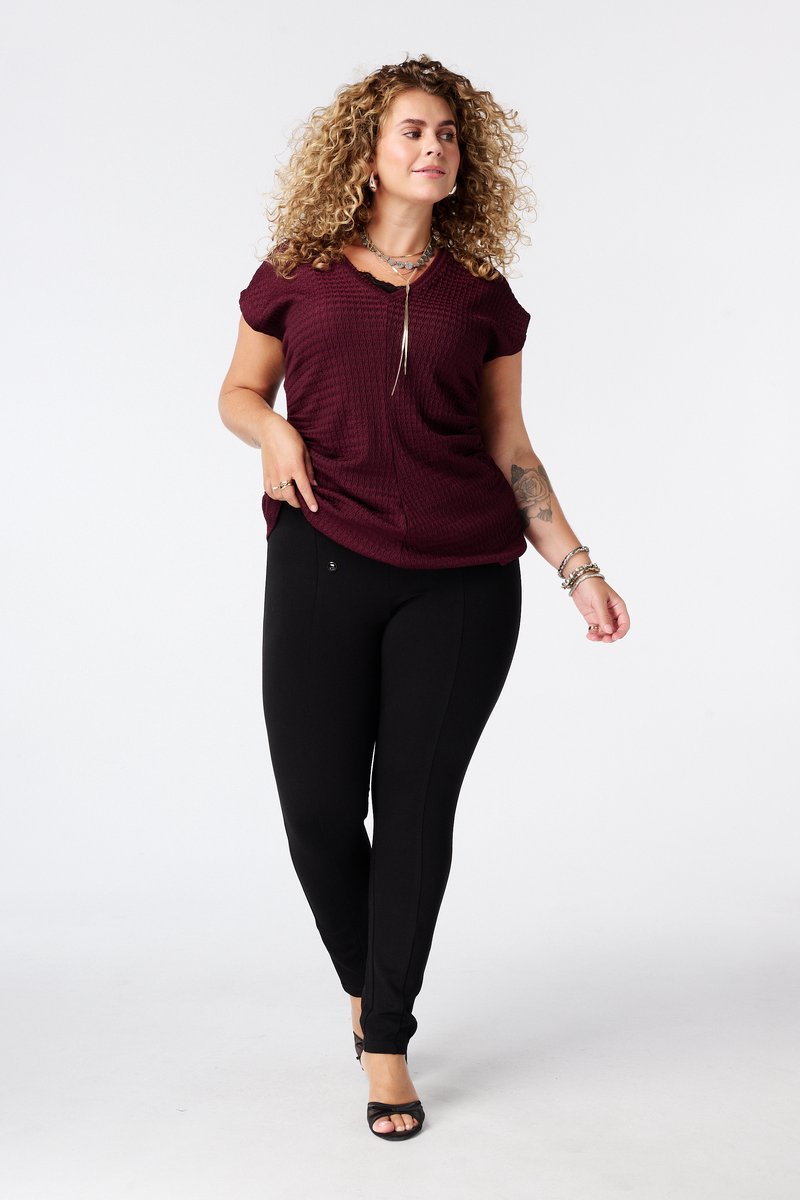 MS Mode Legging Legging met sierknopen