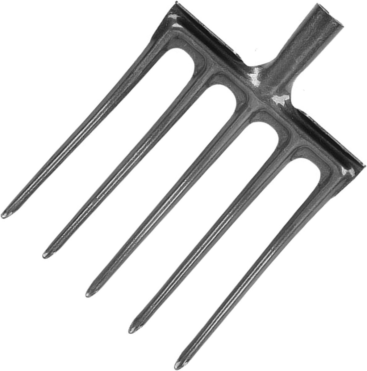 High Carbon Steel Digger Fork Anti-Breakage Garden Digging Fork for Farms Ranches (5 Tine) - ShopVlot