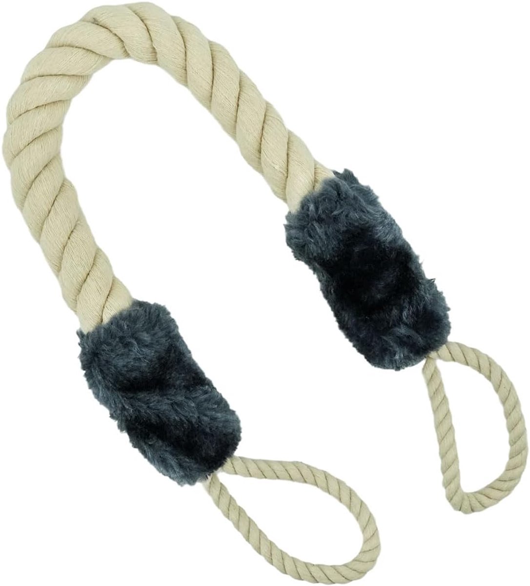 SnelShoppen - Selyse Deurstopper Lanyard, Veiligheidsbescherming voor Deuren, Handgreepstopper, Katoenen Deurstopper voor Kinderen en Huisdieren, 60 c