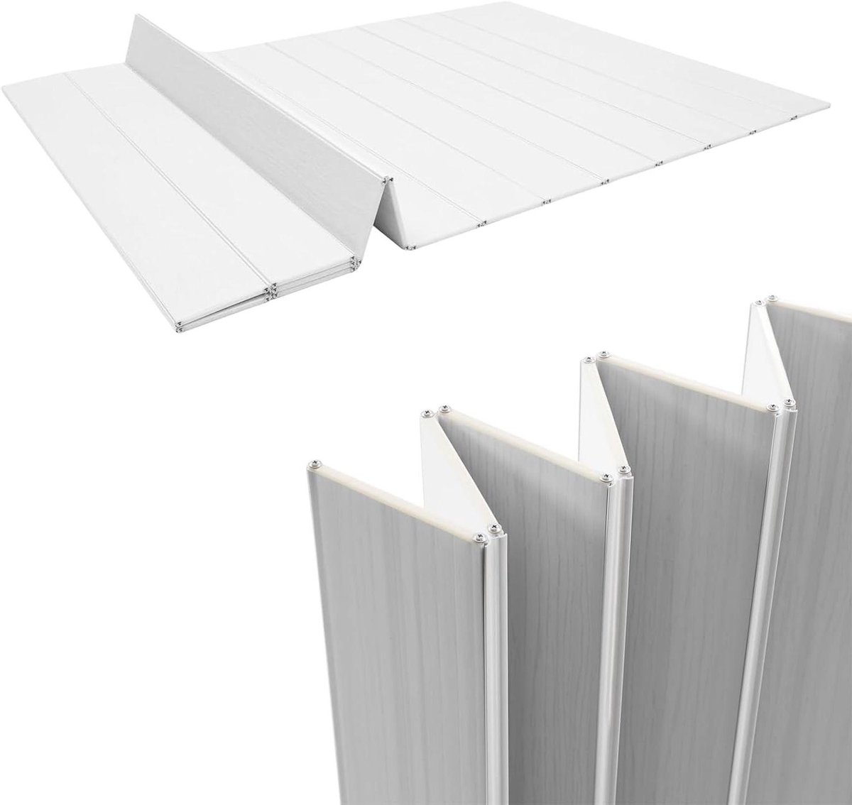 Waterdichte Badhoes - Bad Deksel - Warmte Vasthouden - Opvouwbaar Isolatiepaneel - 126 x 75 cm - Wit