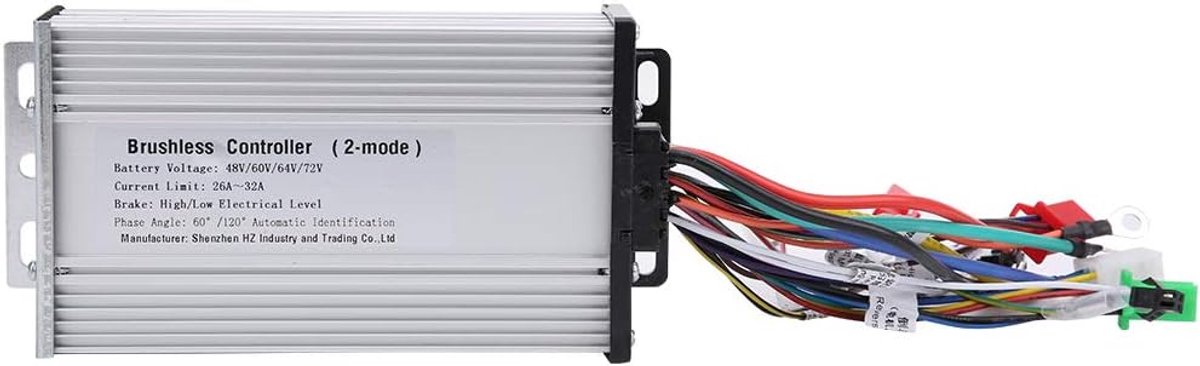 SnelShoppen - 48V Accu Motorcontroller voor Elektrische Scooter - Dubbel Modus - Brushless - Rechthoekig - Stabiele Prestaties - Geschikt voor Elektri