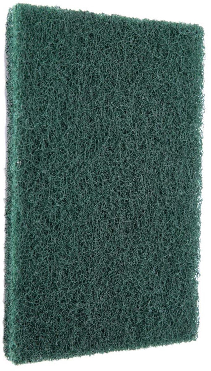 SnelShoppen - 5 stuks schuurpads, industriële schuursponges voor reinigen en afwerken, duurzaam, groen, ideaal voor verschillende toepassingen