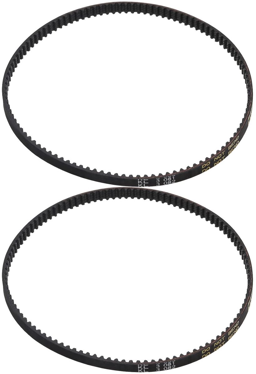 SnelShoppen - 2 Stuks Schuurmachine Aandrijfriem Geschikt voor Makita 9404 9903 9920 OEM 225084-9 Rubber Gesloten Lussysteem 330mm Omtrek