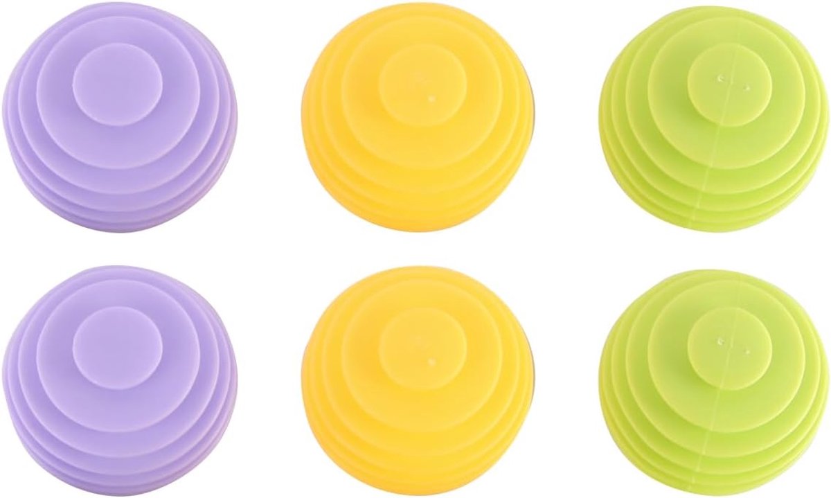 SnelShoppen - Wasdrogerballen TPR 6 Stuks - Antiklit Kledingballen voor Wasmachine - Verhoogt Efficiëntie, Vermindert Kreuken en Houdt Vormen In Stand
