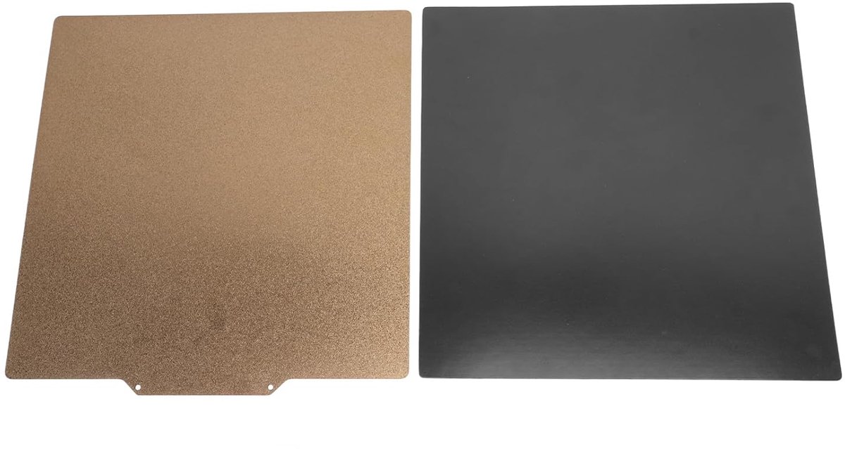 SnelShoppen - Flexible PEI Dubbelzijdige Stalen Blad voor CR-6 SE 3D Printers - Magnetische Constructieplaat, 255x245MM, Hoogwaardige Bar Staal, Ideaa