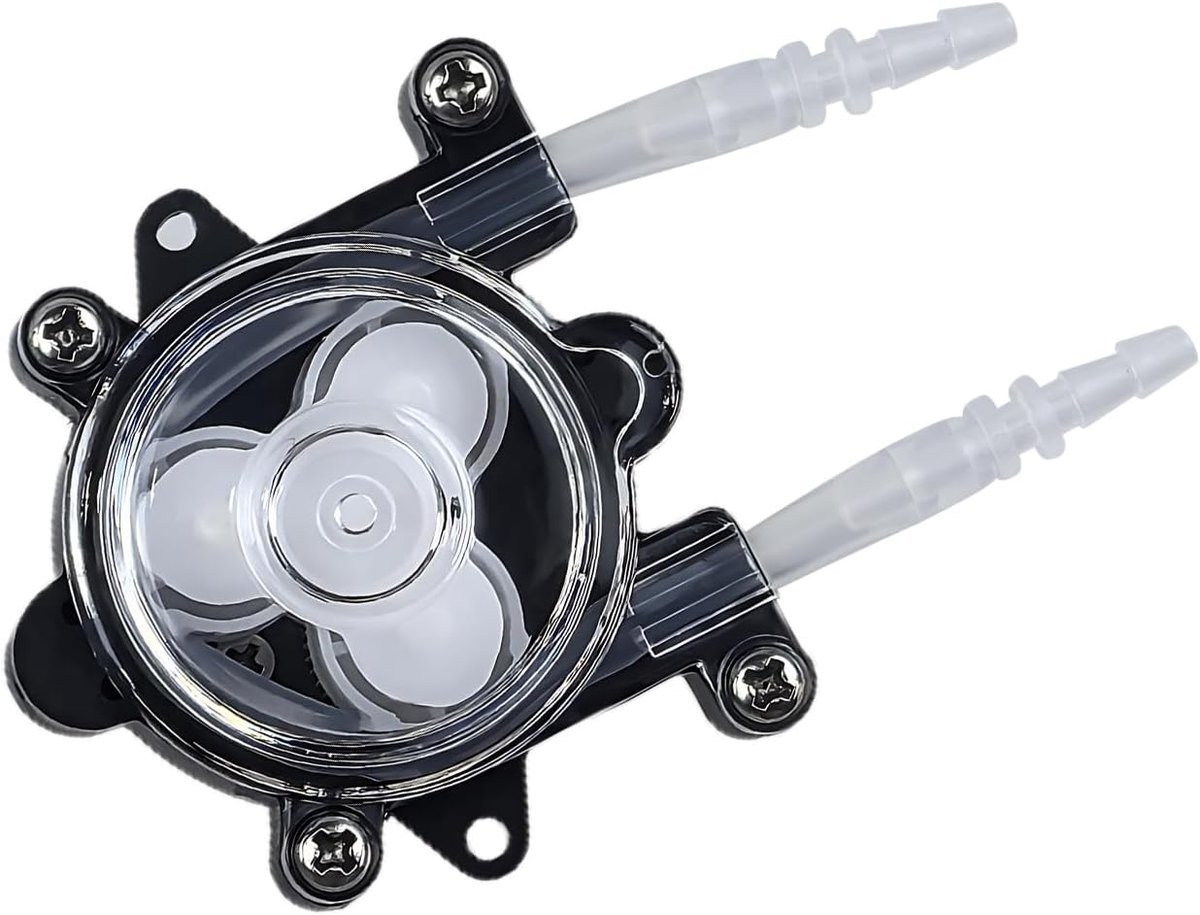 SnelShoppen - Peristaltische Mini Vloeistofpomp, Doseringspomp, Slangpomp, 12V DC, 250-300 MA, 0.1-60 RPM, Biochemische Vacuümpomp voor Bio-engineerin