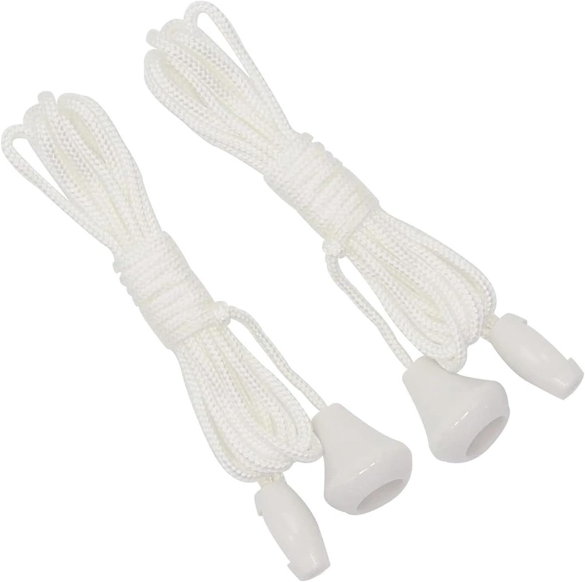 SnelShoppen - 2 Stuks Nylon Plafond Schakelkoord Vervangkoord 1.5m Duurzaam voor Badkamer en Plafond Schakelaar