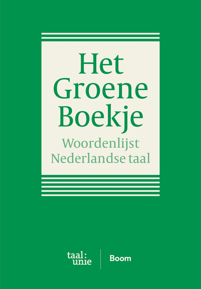 Omslag van Het Groene Boekje