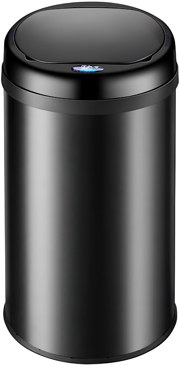 Lìon® Prullenbak - Prullenbak 30 Liter - Prullenbak met Sensor - Automatische Prullenbak - Zwart - 30cm x 30cm x 53cm