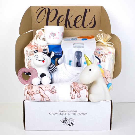 Babymand Cadeauset - Kraammand Baby - Baby Verzorging - Complete Set - 33 cm - Multicolor — afbeelding 4
