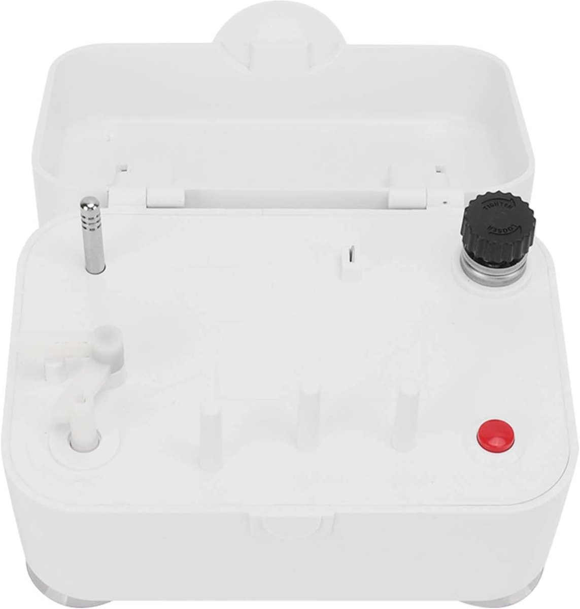 SnelShoppen - Draagbare Elektrische Automatische Klossendraaier met USB of Batterij Voeding, Suction Cup Ontwerp, Stabiele Naai Winding Tool, Eén Druk