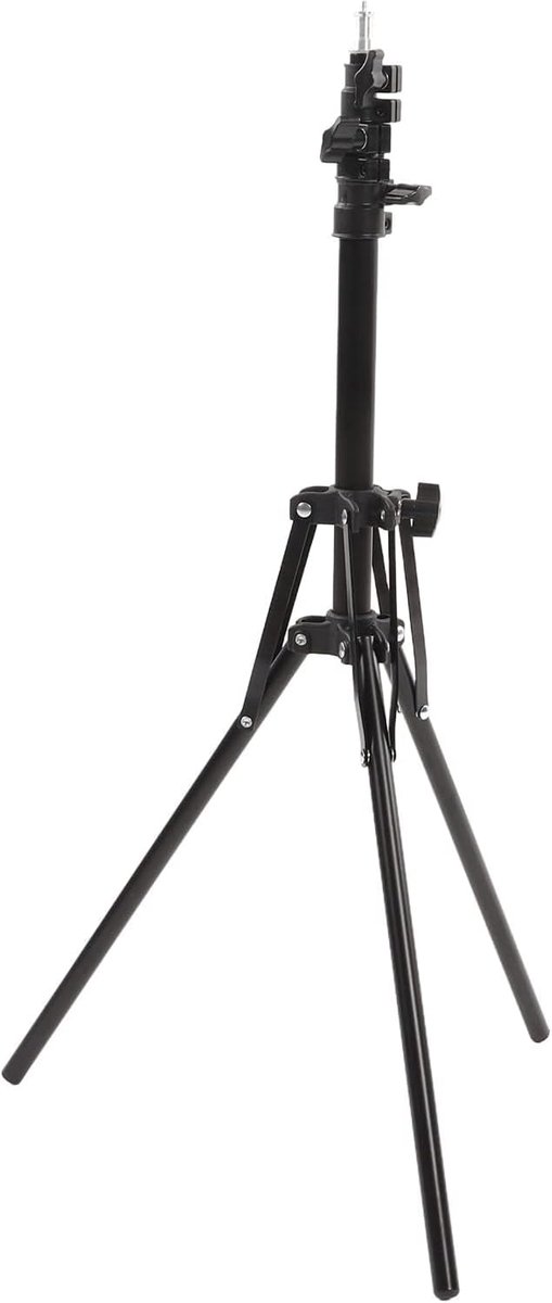 SnelShoppen - Phone Tripod 1.6M Vouwbare Uittrekbare Statief voor Telefoon en Camera met Telescoop Beugel, Ideaal voor Video's, Live Streaming en Foto