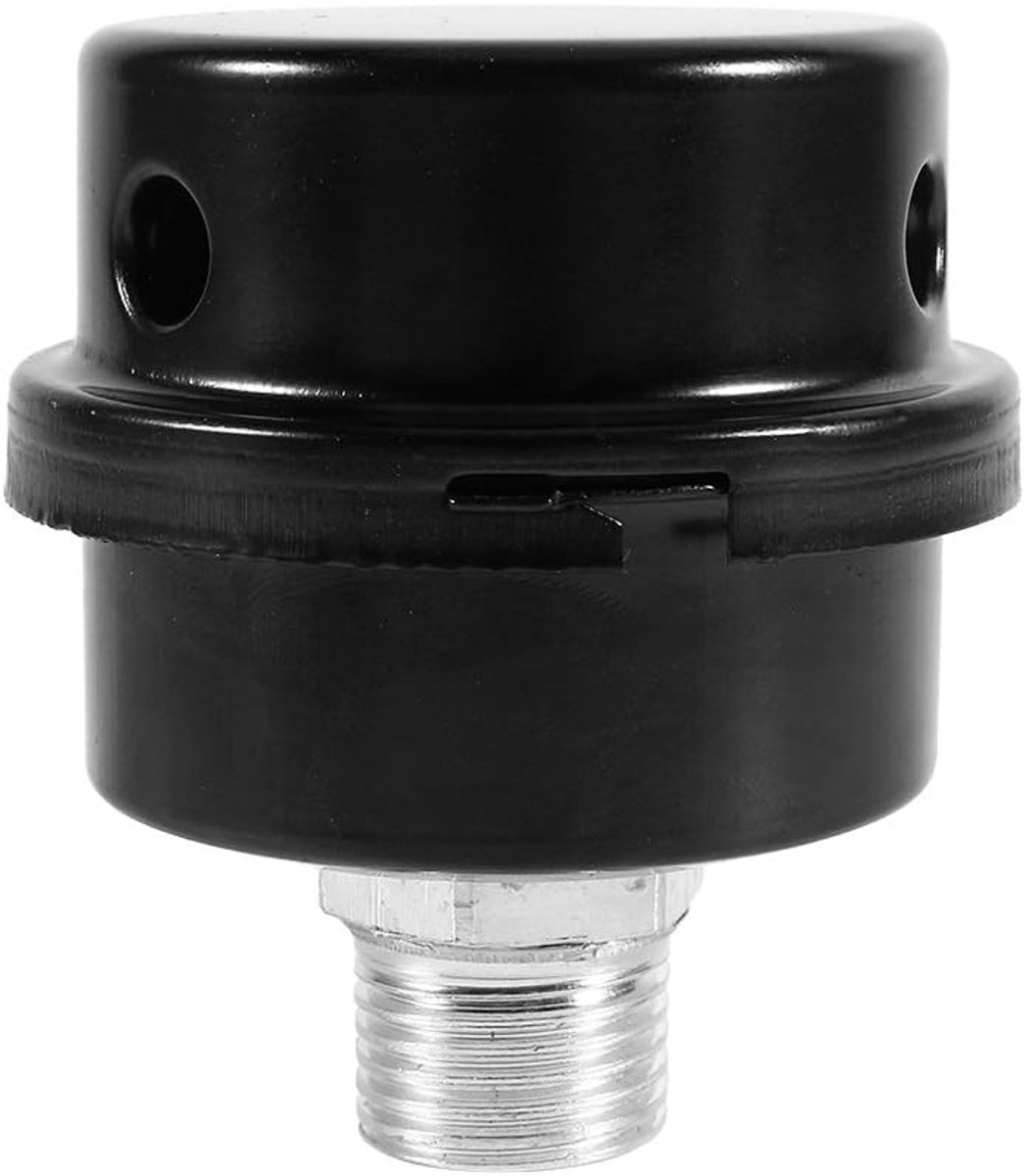 Luchtcompressor filter G1/2 - metalen schroefdraad - geluidsdemper - verbeterde filterefficiëntie - ShopVlot