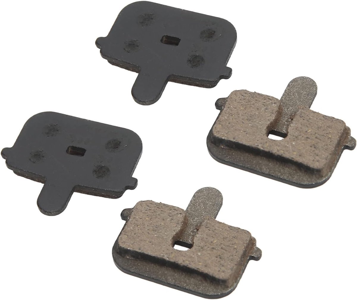 SnelShoppen - 2 Sets Fietsschijfremblokjes Hars Semi-Metaal Vervangingsset voor Fietsen - Hoge Temperatuur Weerstand en Duurzaam - Perfect voor Veilig