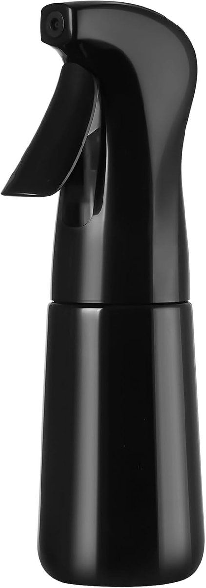 Fijne Vernevelaar van 200 ml voor Haar, Planten en Gezichtsreiniging - Zwart Design