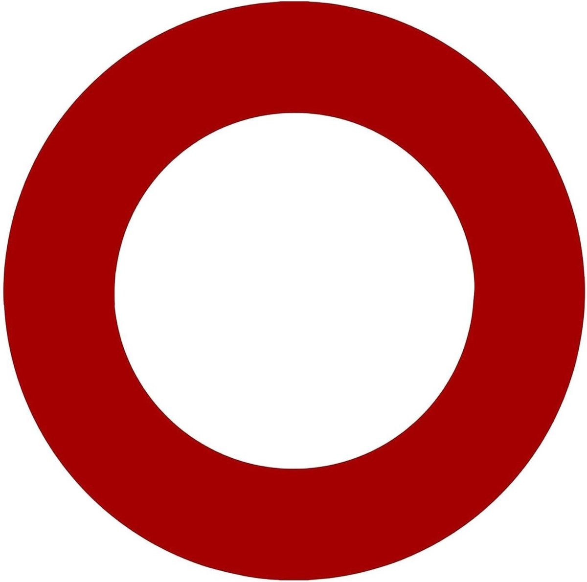 Dartbord Beschermring - Wandring Dartbord - Muur Beschermen - Lichtgewicht EVA Materiaal - 72 cm - Rood