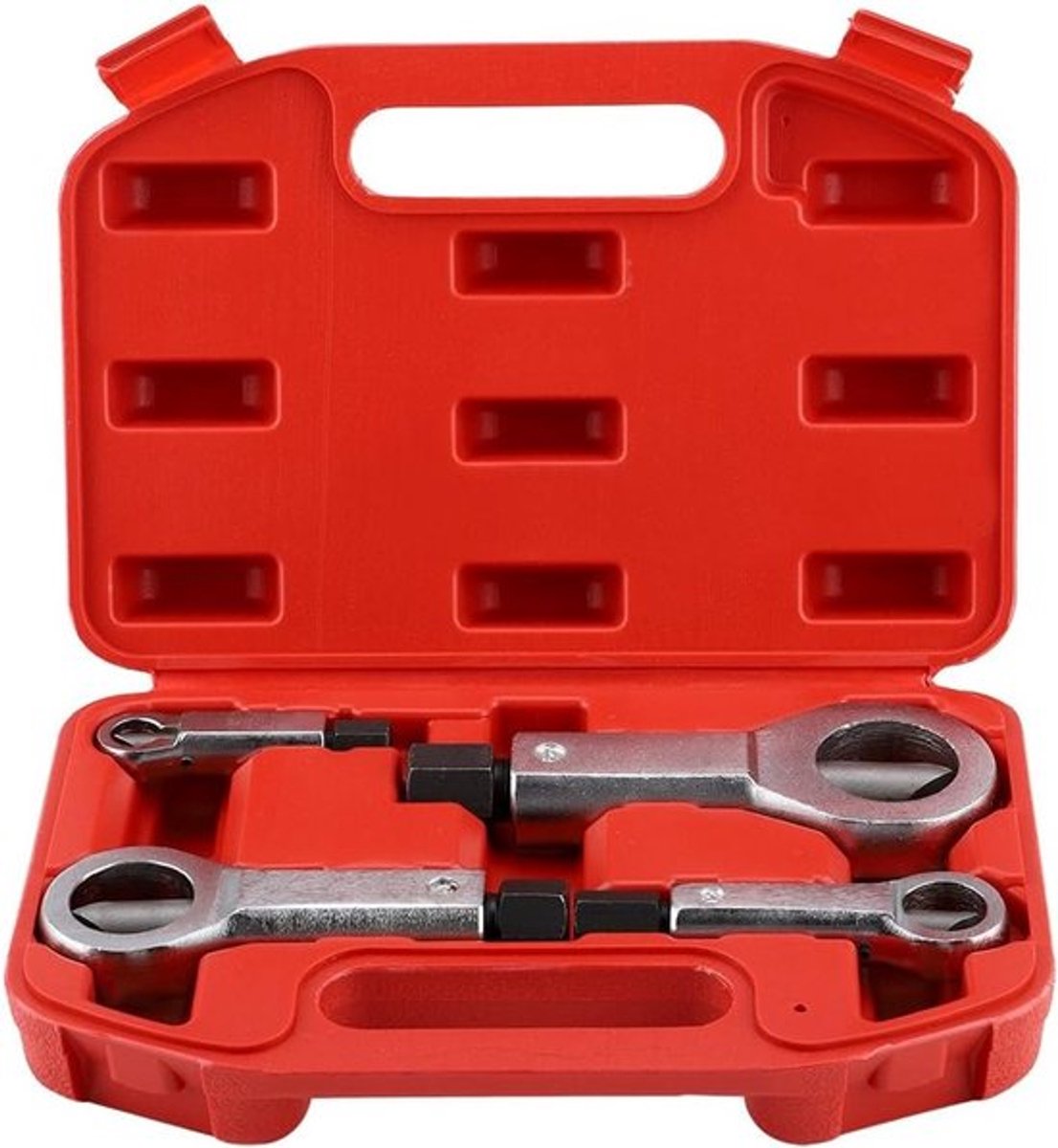 Professionele Steel Nut Splitter Set voor het Verwijderen van Beschadigde Schroeven en Moeren - 4 Delige Gereedschapset voor Eenvoudige Demontage