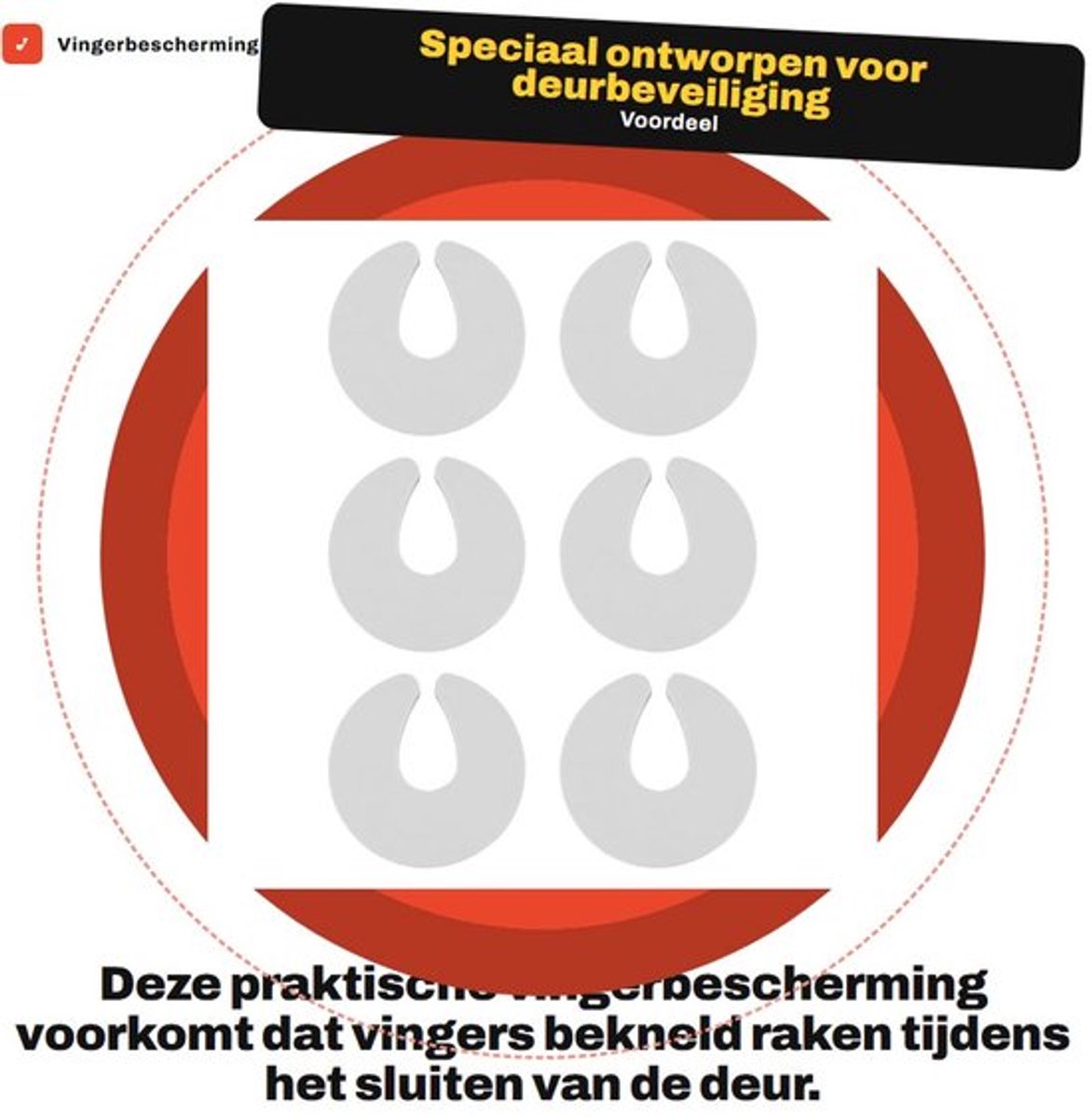 Vingerbescherming voor Deuren ter Voorkoming van Klemmen
