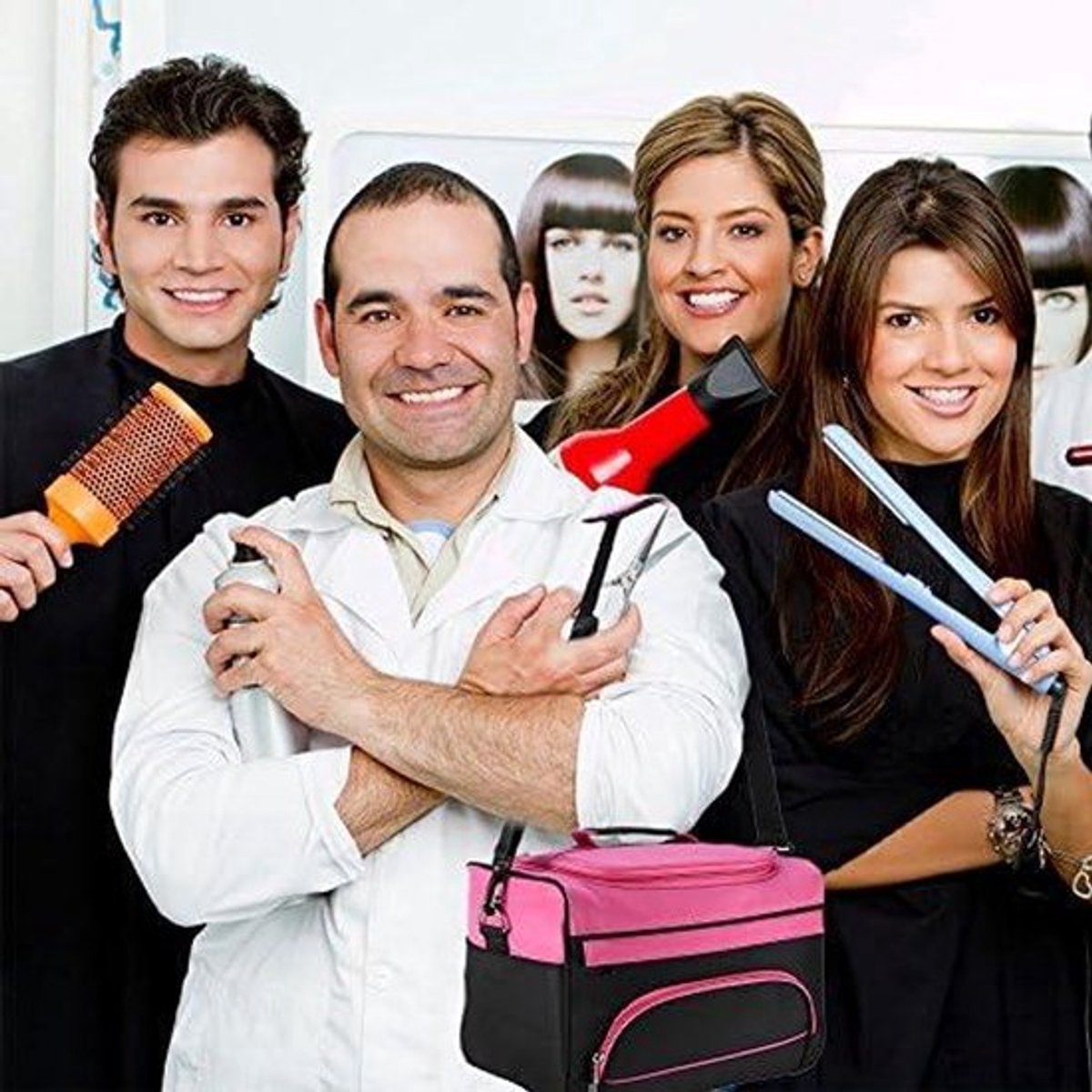 Professionele kapperszak met grote capaciteit en accessoire zakken