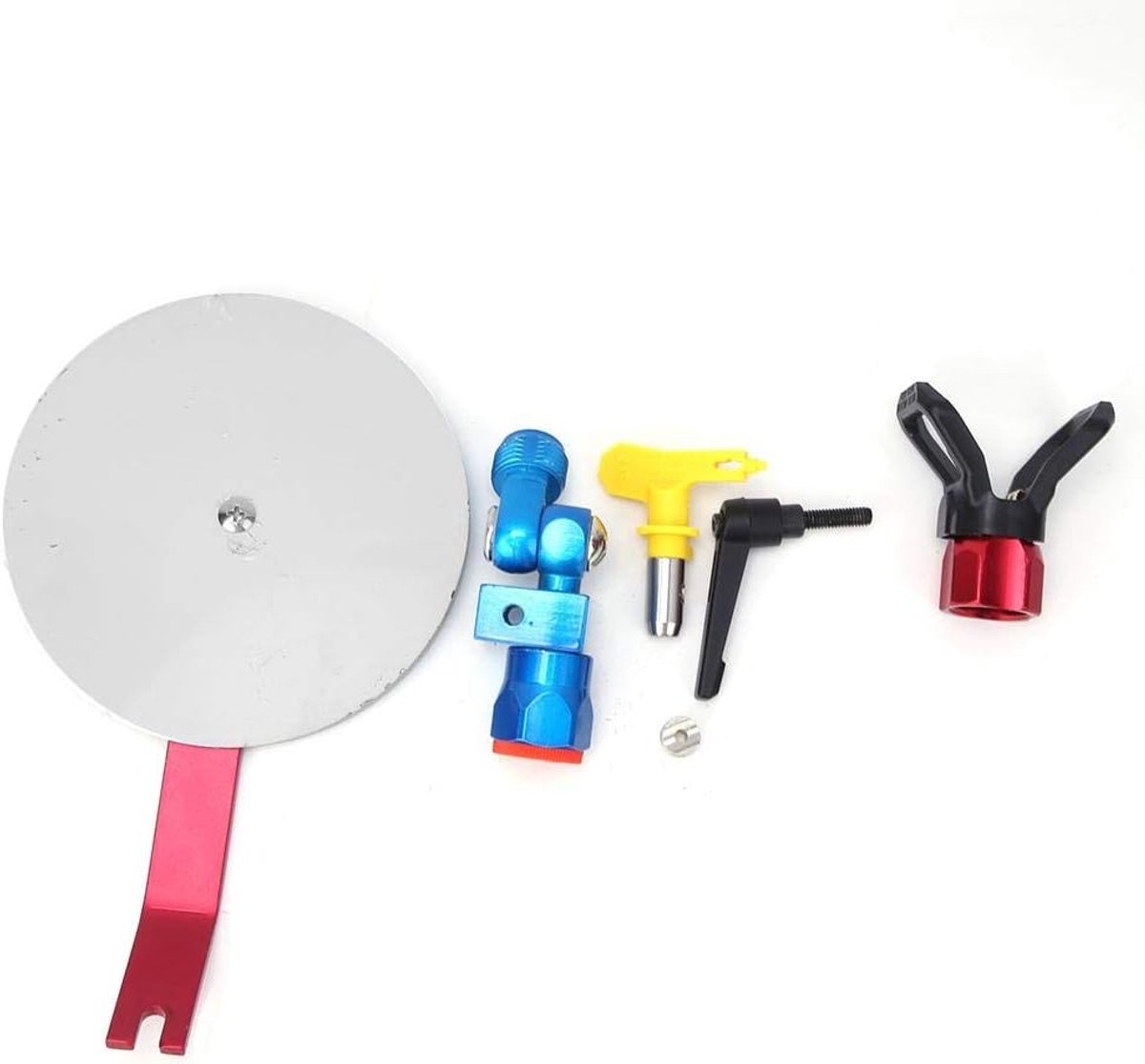 SnelShoppen - Universele verfspuitplaat met verstelbare spuitgids G7/8 inch aansluiting voor airless spuitapparaten tot 5000 psi - Ideaal voor schilde