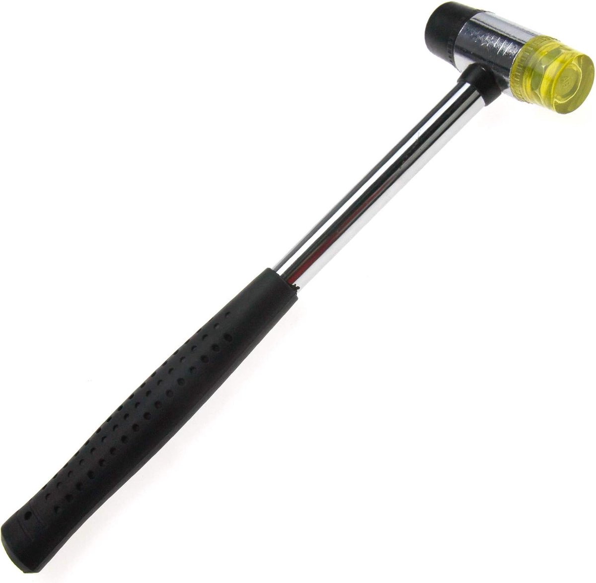 SnelShoppen - Mini Hamer 25mm met Nonslip Grip, Dubbelzijdige Nylon en Rubber Mallet voor Hout, Leer, Meubelmontage en Creatieve Klussen