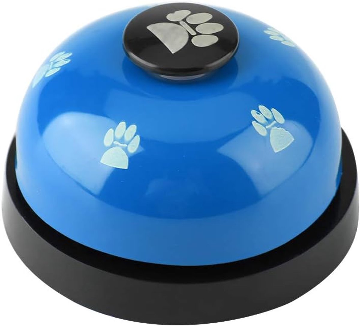 SnelShoppen - Rugged Huisdier Deurbel, IJzeren Trainingsbel met Antislip Rubber Voet, 4x7cm, Blauw, Voor Honden en Katten Potty Training