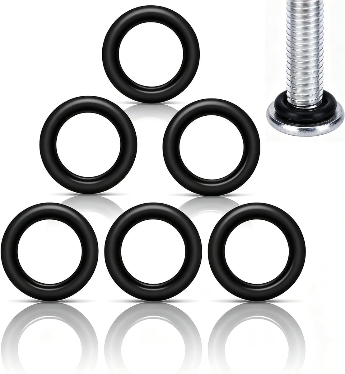 O-ringen 100pcs - Hoogwaardige rubberen ringen - Wacky rigging techniek - Meer aanbeten bij vissen - ShopVlot