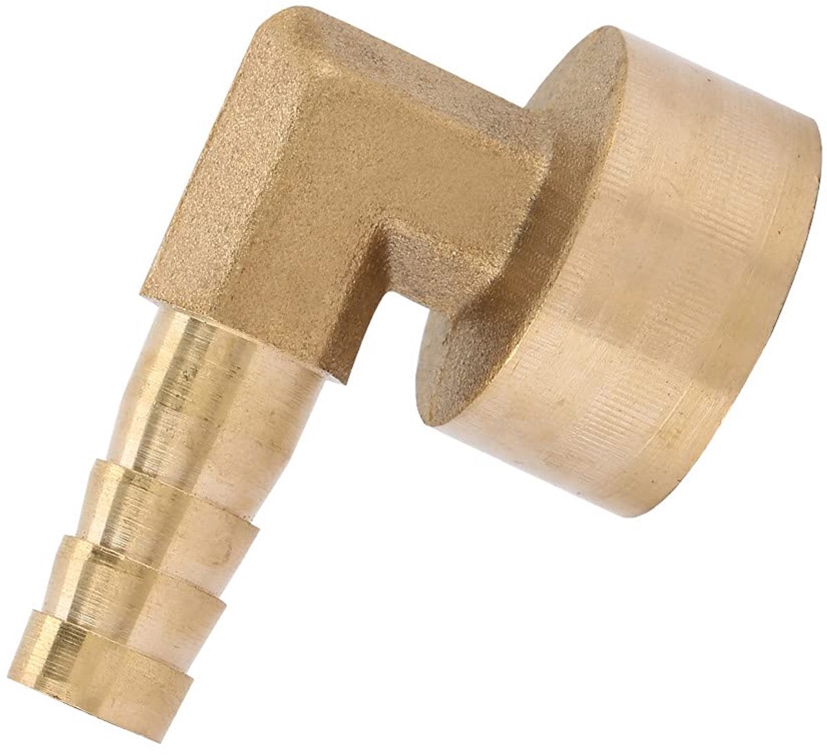 SnelShoppen - 90 Graden Elleboog Fitting Messing Vrouwelijke Draad Slangverbinder Adapter G1/2 10mm Voor Tuin, Klussen, Waterleiding