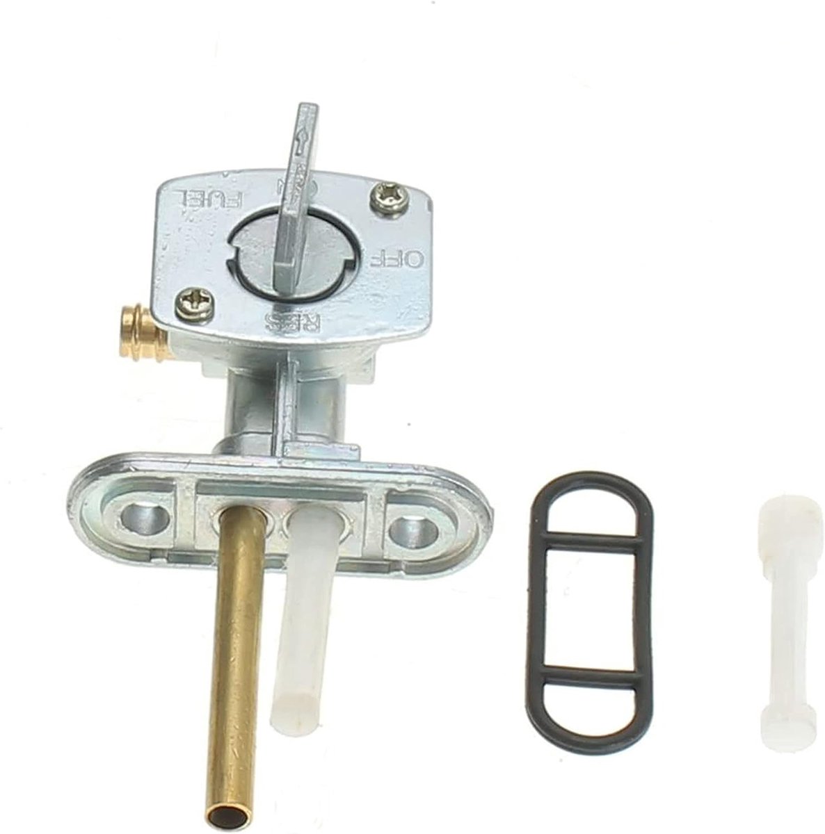 SnelShoppen - Gasbrandstofkraan Brandstofkraan Ventiel Schakelaar Pomp voor Yamaha Blaster 200 YFS200 88-06 - Metaal, 6 mm, 55 mm, 20 mm