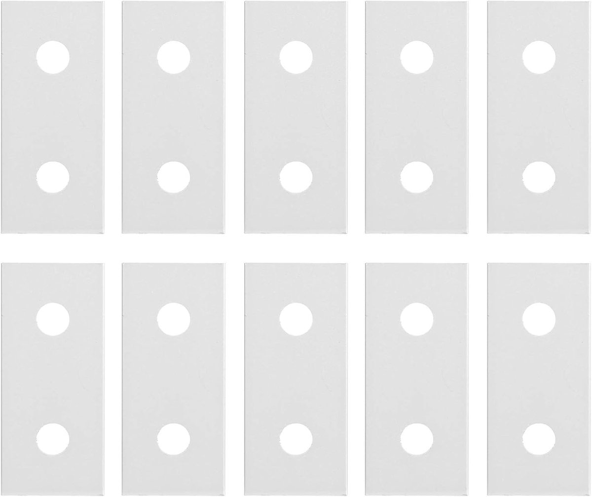 Aluminium Hoekbeugel Verbindingsplaat 10 Stuks - Geoxideerd - Sterke Versteviging - Lange Levensduur - ShopVlot