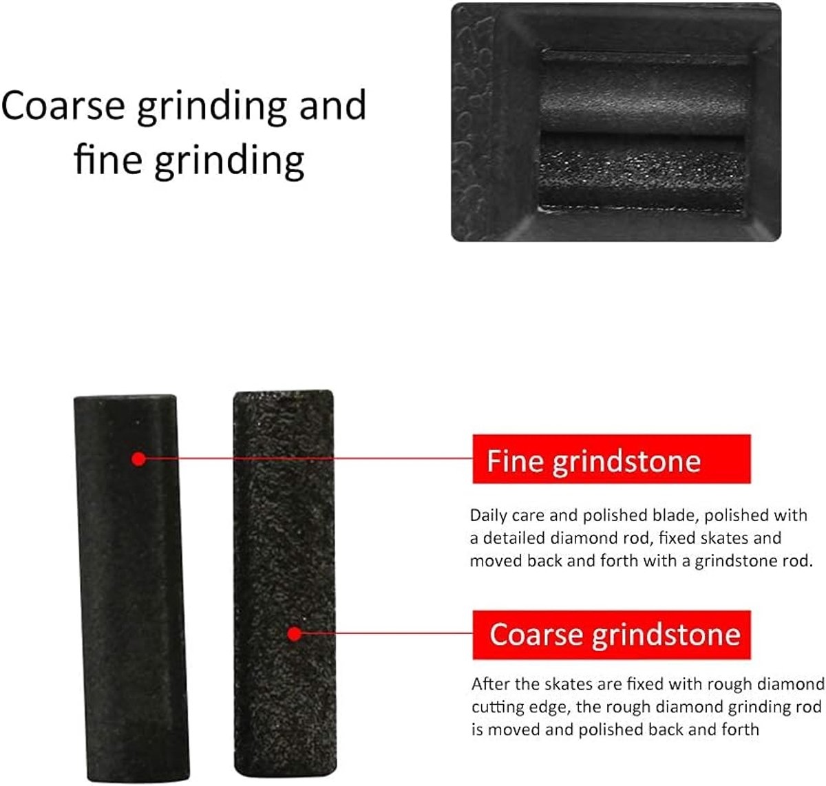 Ice Skate Edge Blade Sharpener Manual Player Ice Skate Edge Blade Sharpener for Blades Maintenance Tool - ShopVlot