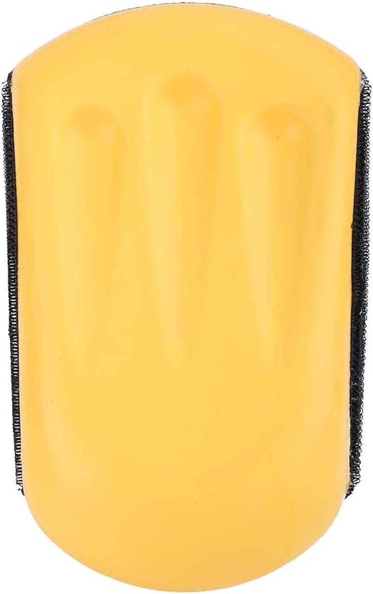 SnelShoppen - PU Foam Velcro Hand Schuurblok Polijstschijf 5"/6" (125mm) Ergonomisch Zacht Flexibel Duurzaam voor Diverse Schuurtoepassingen