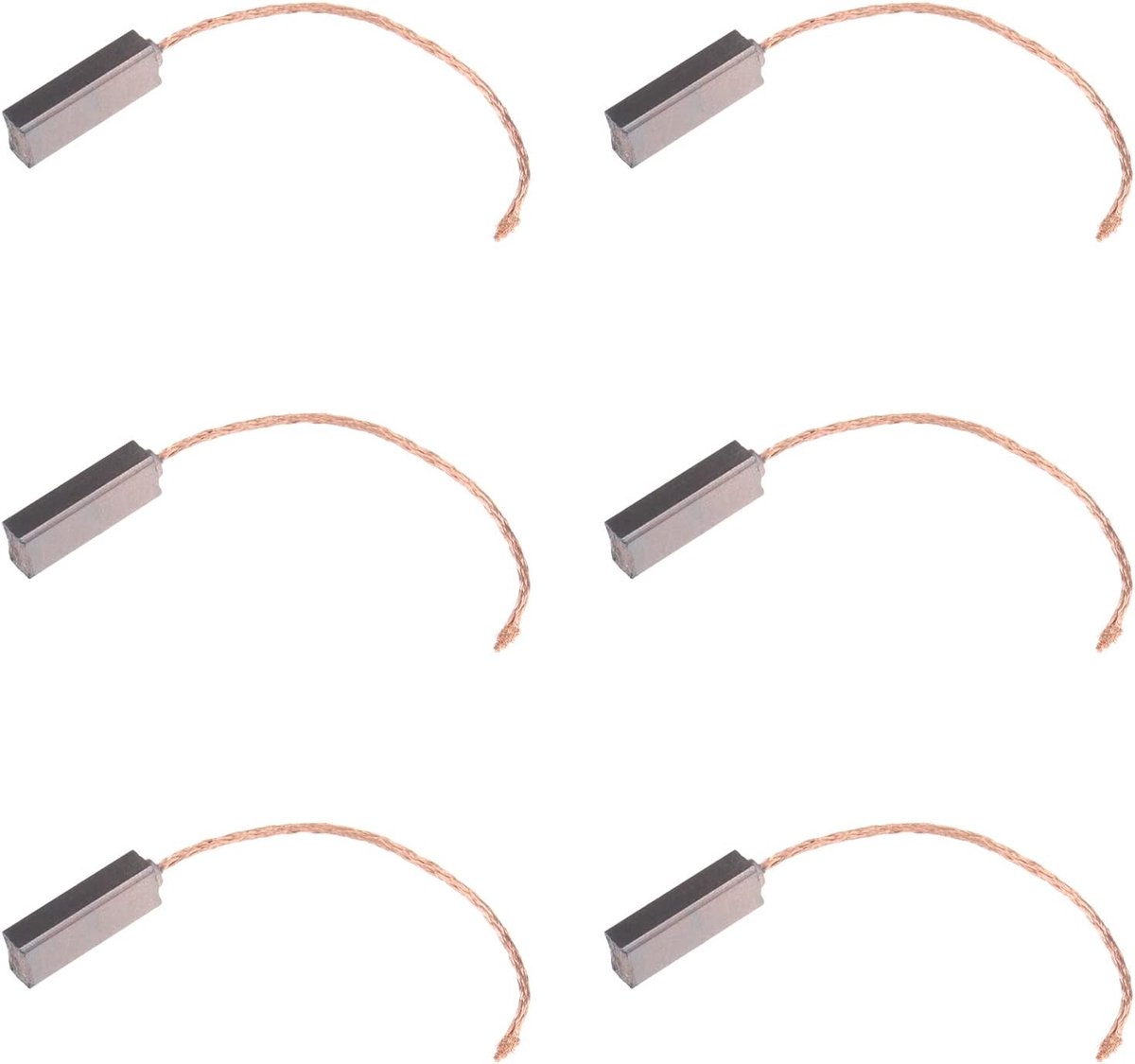 Alternator borstels 6Pcs - Carbon - 65mm koperdraad - Geschikt voor Renault en Citroen - ShopVlot