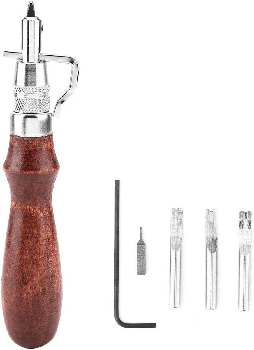 Crazy Sale Wear Resistant Leather Craft Tool, Easy to Use Durability Groover Set, Handbags Amateurs Belts - ShopVlot