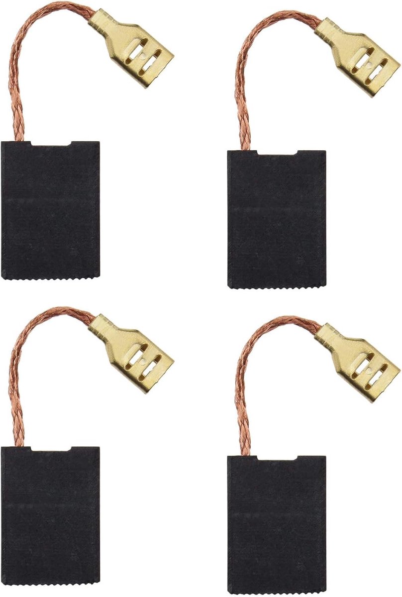 SnelShoppen - Carbon Borstel 6.3x16x22mm 2 Paar met Kabel en Connector, Compatibel met Bosch PWS 1800 en PWS 20-230J, Hoogwaardige Koper, Automatische