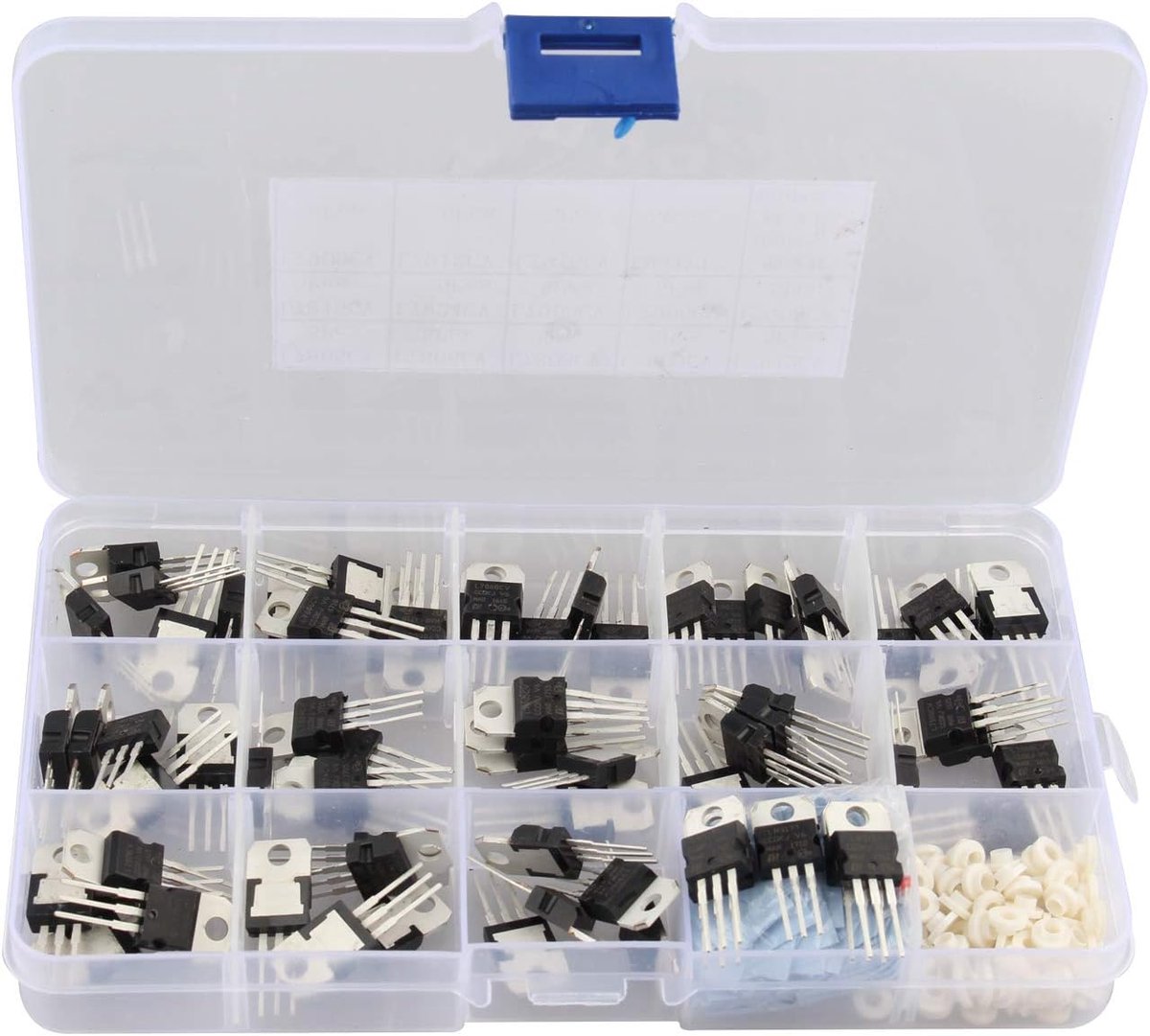 70PCS Voltage Regulator IC Universal Assortment Kit LM317T L7805 L7806 L7808 L7809 L7812 L7815 L7824 L7905 L7906 L7908 - ShopVlot