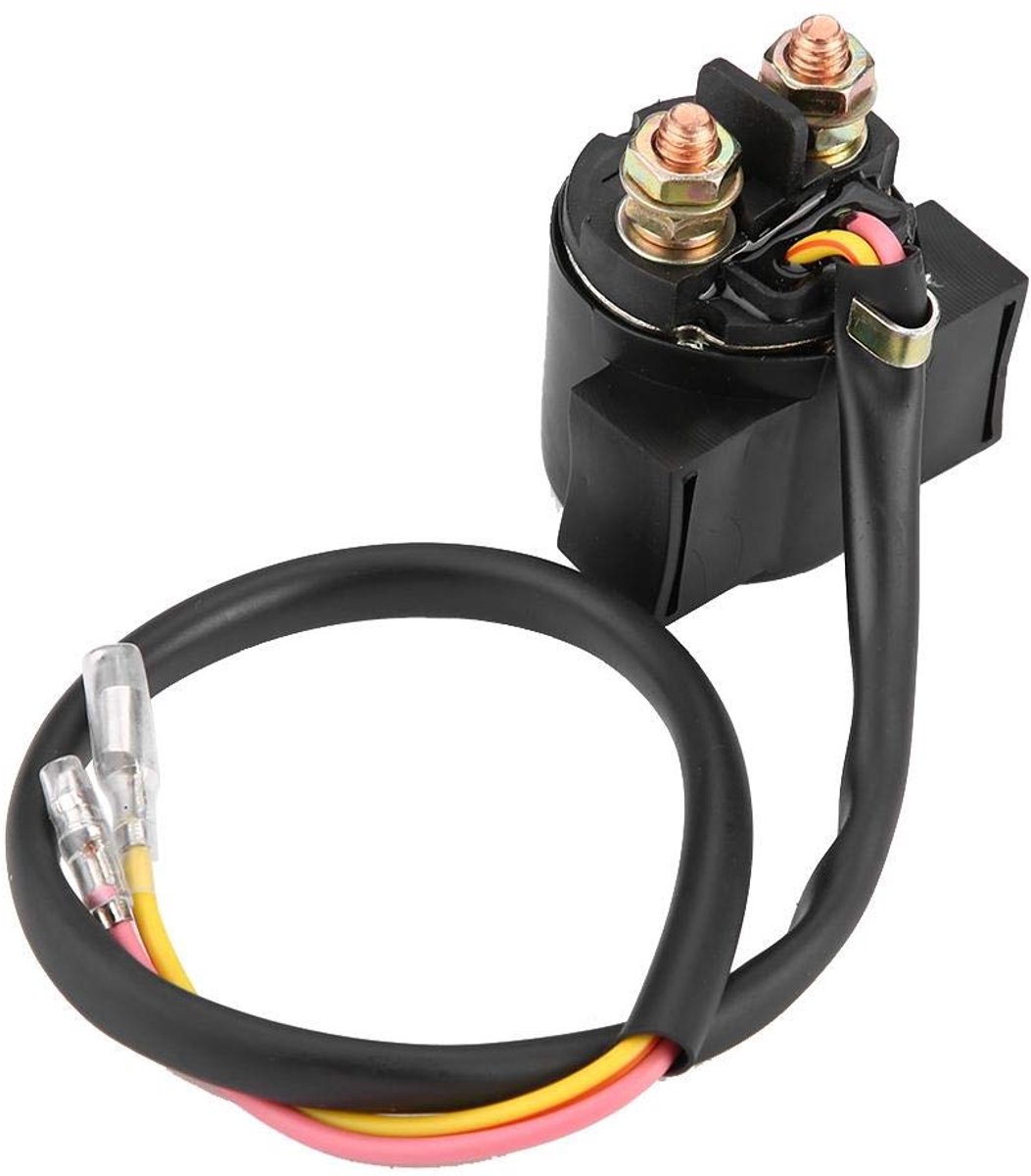 SnelShoppen - Magnetische Schakelaar 12V Starterrelais voor Grasmaaier, Motorfiets, ATV, Vervanging voor 250X 300Ex 250 350 Kz200