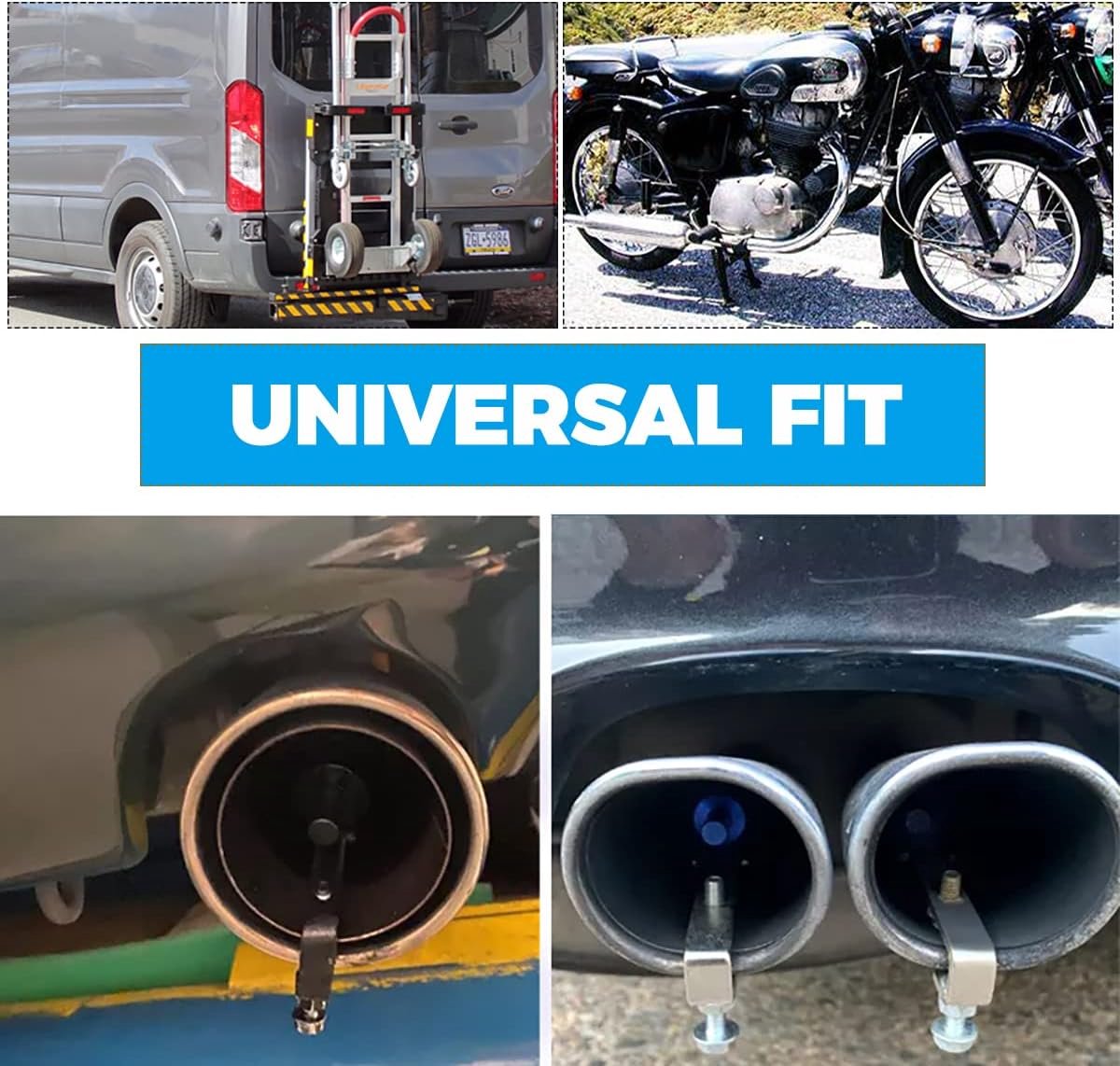 SnelShoppen - Turbo Geluid Versterker XL Aluminium Legering Universeel Voor Auto's - Eenvoudige Installatie, Duurzaam, Inclusief Sleutel en Schroef