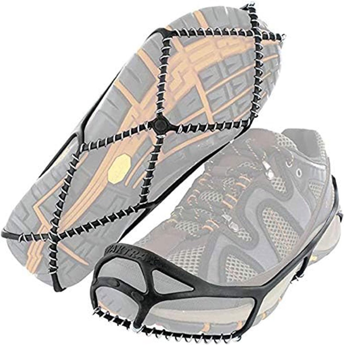 Schoenspikes voor IJs en Sneeuw - 2 Stuks met Gegalvaniseerde Stalen Spiralen - Uitstekende Grip - ShopVlot